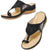 Sandale hallux valgus confortable pour femmes - Noir - Nos Sandales