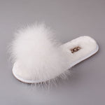 Sandale moumoute confortable et stylée - Blanc - Nos Sandales