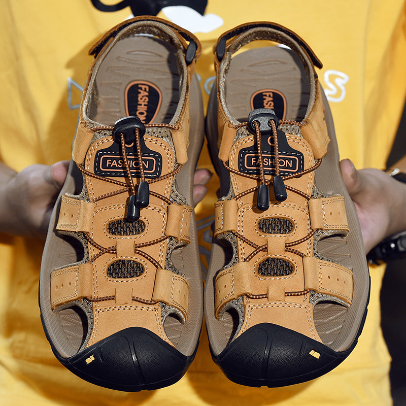 Sandale de marche sportive et résistant pour femme - Noire - Nos Sandales