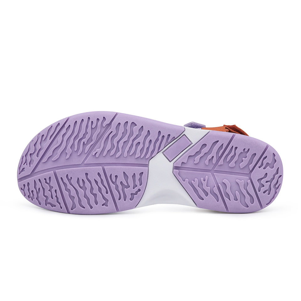 Sandale de marche sportive légère et confortable pour femme - Marron claire - Nos Sandales