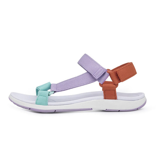 Sandale de marche sportive légère et confortable pour femme - Violet - Nos Sandales