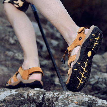 Sandale de marche sportive et résistant pour femme - Noire - Nos Sandales