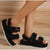 Sandales chunky chic et confortables pour femmes - Noir - Nos Sandales