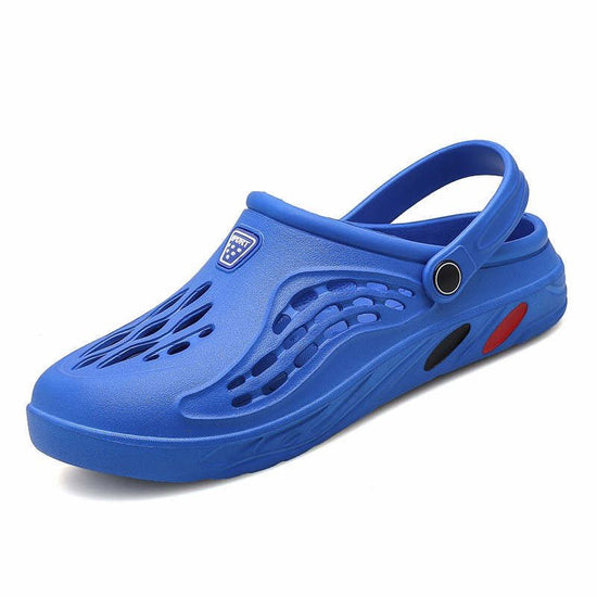 Sandales confortable en plastique pour homme - Bleu - Nos Sandales