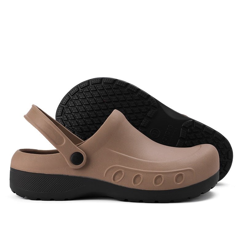 Sandales confortable et antidérapante pour Hommes - Marron - Nos Sandales
