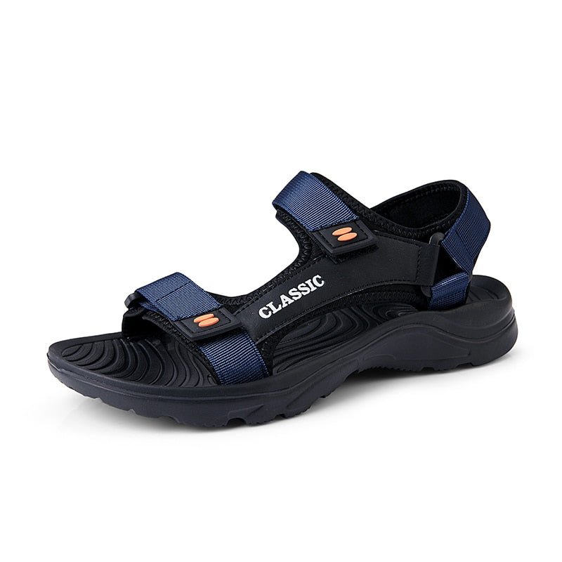 Sandales confortables de plage pour hommes - Bleu - Nos Sandales