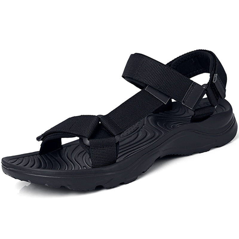 Sandales Confortables Décontractées pour Hommes - Noir - Nos Sandales