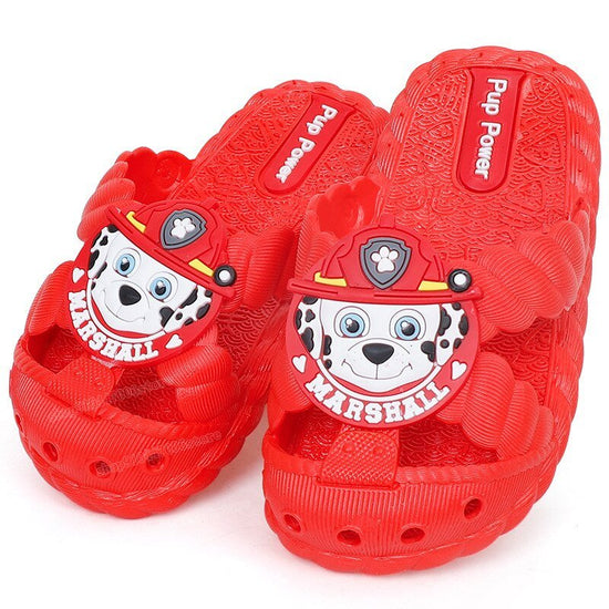 Sandales de pat patrouille souple et antidérapantes pour enfant - Rouge - Nos Sandales