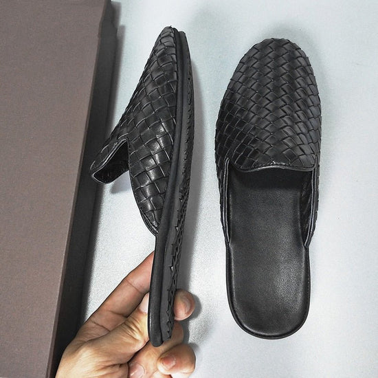 Sandales italiennes légères en cuire véritable pour hommes - 37 - Nos Sandales
