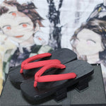 Sandales japonaises à semelle épaisse en bois - Noir - Nos Sandales