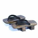 Sandales japonaises de samourai a semelle en bois - 38 - Nos Sandales