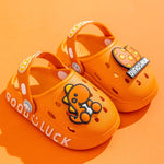 Sandales respirantes avec motif de dessin animé pour garçons - Orange - Nos Sandales