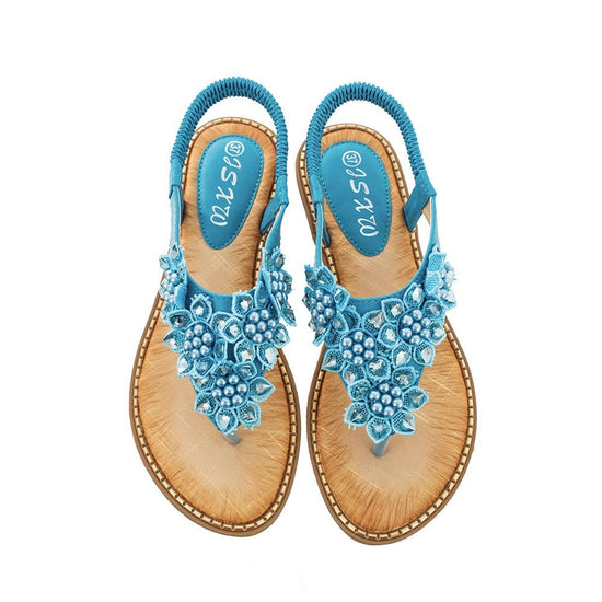 Sandales tendance & confort pour femme - Bleu - Nos Sandales