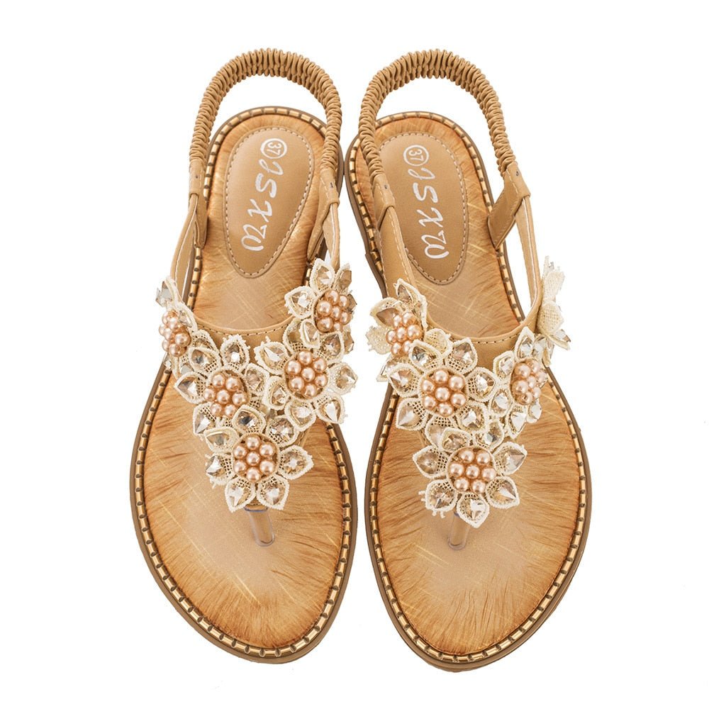 Sandales tendance & confort pour femme - Orange - Nos Sandales